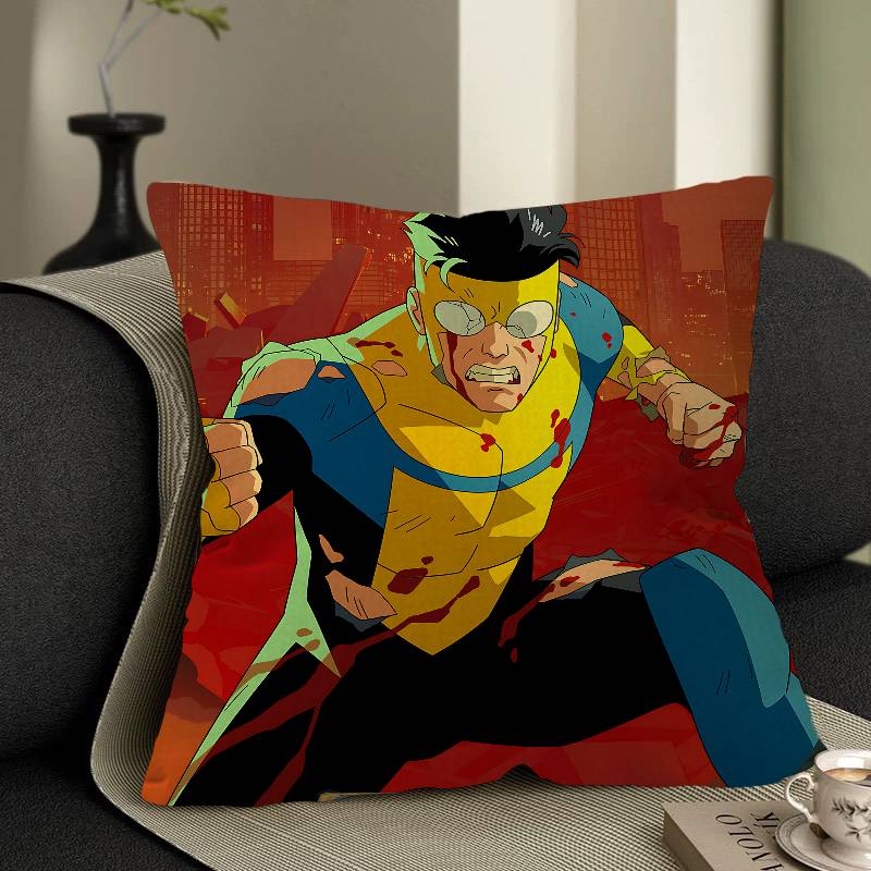 I-Invincible Pillow Anime Pillow Sofa Bed Head Pillow Cover Cushion Cover 45X45 Cm Fashion
