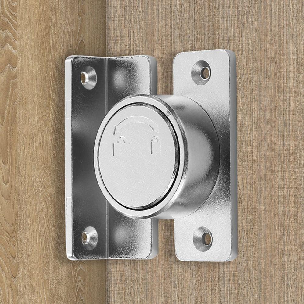 New Zinc Alloy Anti-theft Buckle 90°/180° No Punching Sliding Door Latch Anti-theft Hardware Door Buckle Door