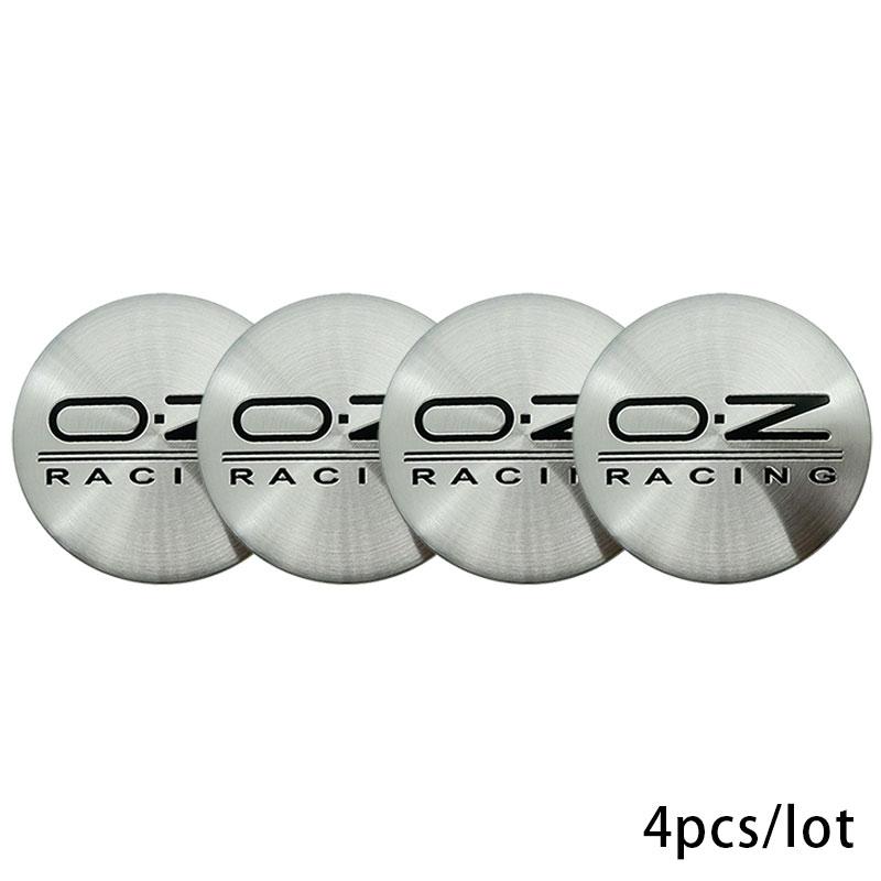 4PCS/LOT 56MM 3D Car Wheel Center Wheel Hub Cap Auto Refit Sticker Decoration Accessories Case For OZ Racing Car Styling