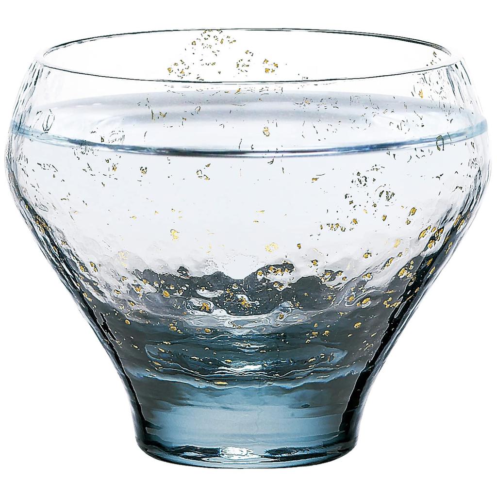 Toyo Sasaki Glass Edo Glass Печь Ятиё Железный Темно-синий Сделано в Саке Саке Идеально для Дня пожилых 10365LBS Чашка, Синий, 115мл, Япония, Чашка, Стекло,