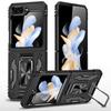 Чехол для Samsung Galaxy Z Flip 7 6 5 с магнитным кольцом-подставкой 360° Улучшенный противоударный чехол военного класса