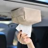 Hanging Organizer Magnetic Tissue Box Luxury Style Car Tissue Holder Sun Visor Storage Home Use