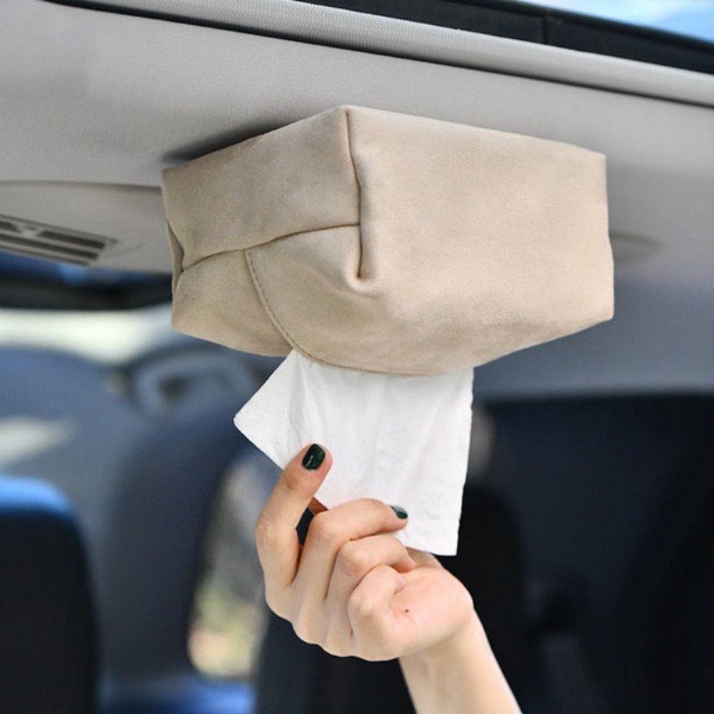 Magnetic Design Magnetic Tissue Box Luxury Style Auto Ceiling Holder Auto Accessories