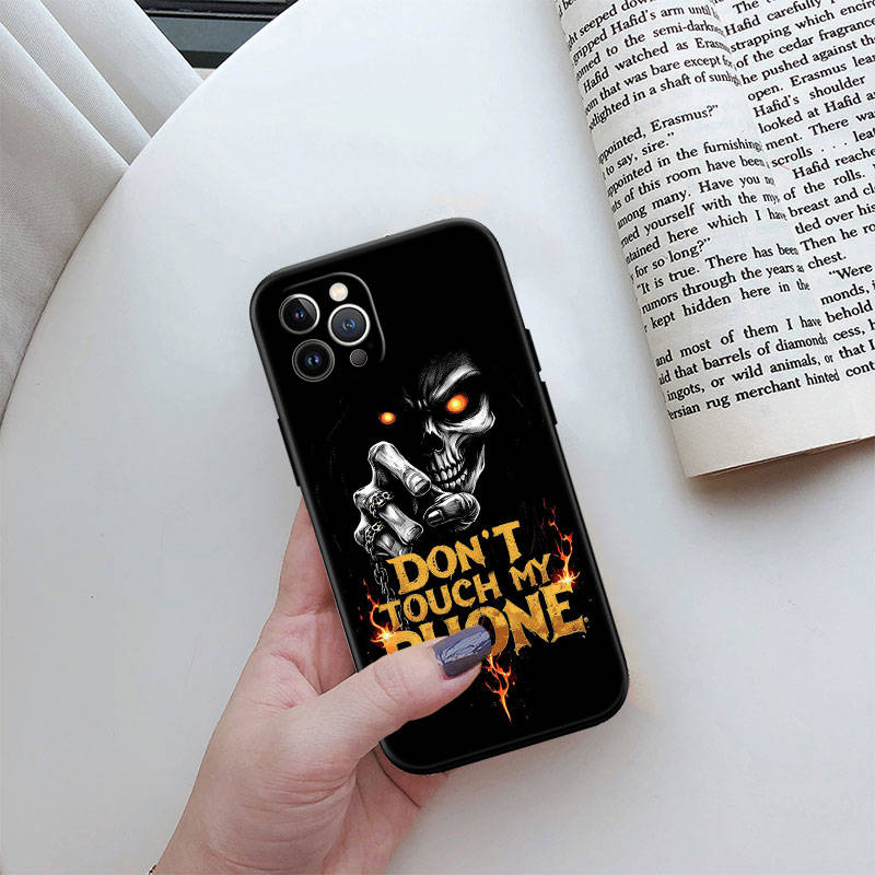 JO60 Чехол для телефона Череп Мрачного Жнеца для Samsung A35 A25 A24 A15 A05S A05 M55 M35 M15 A06 A16 A02 A12 A13 A10 A20 A30 A22 A31 A32 A33 A41 A42 A50