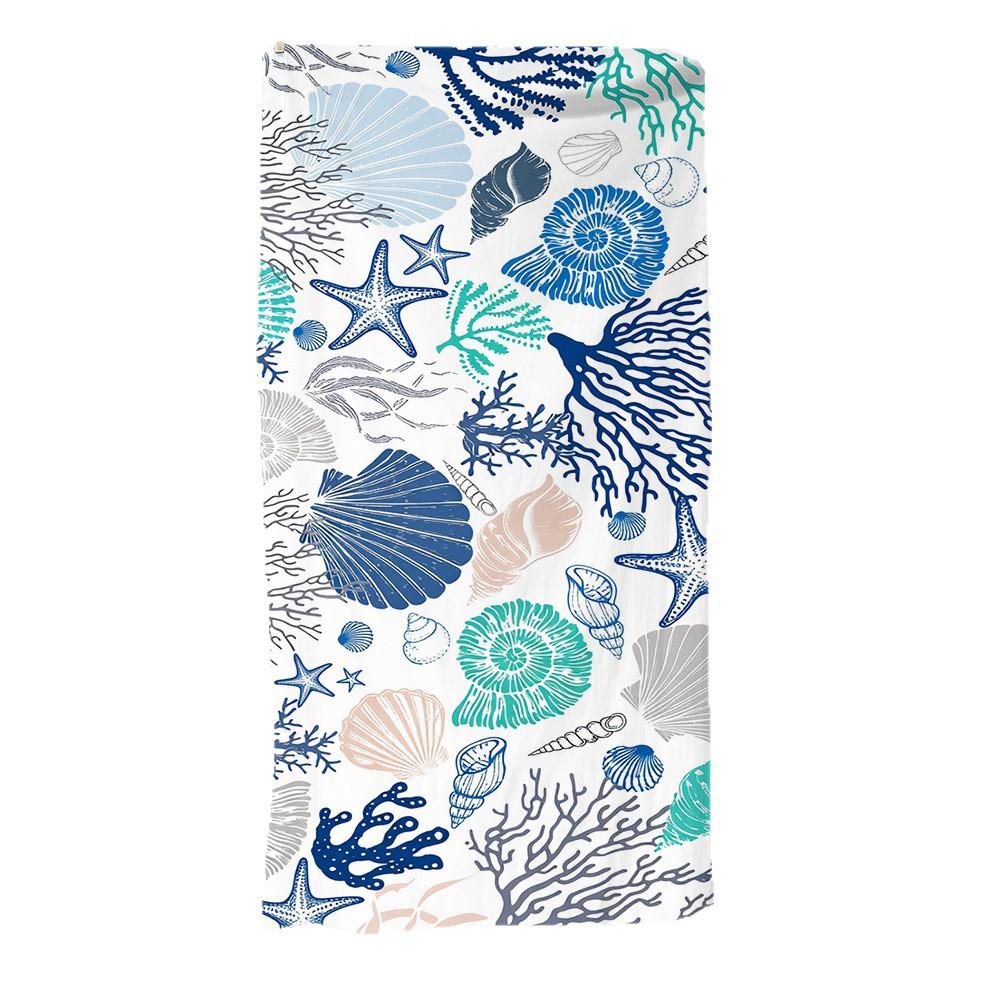 Microfiber Printed Beach Towel Quick-Drying Sand-Proof Absorbent Bath Towel Travel Swimming Towel