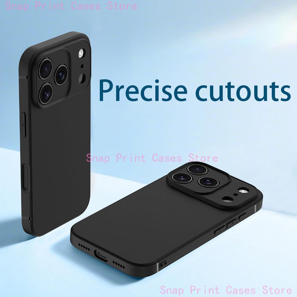 Чехол для телефона своими руками для iPhone Все модели 17,16,15,14,13,12,11,Pro,Max,Plus,X,XS,SE4,Mini,Индивидуальный чехол из мягкого черного силикона с фото