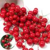50/100 шт. Рождественское украшение Ягода Украшение на рождественскую елку для декора дома, комнаты Рождество Новый год 2025 DIY подарок Аксессуары для венка