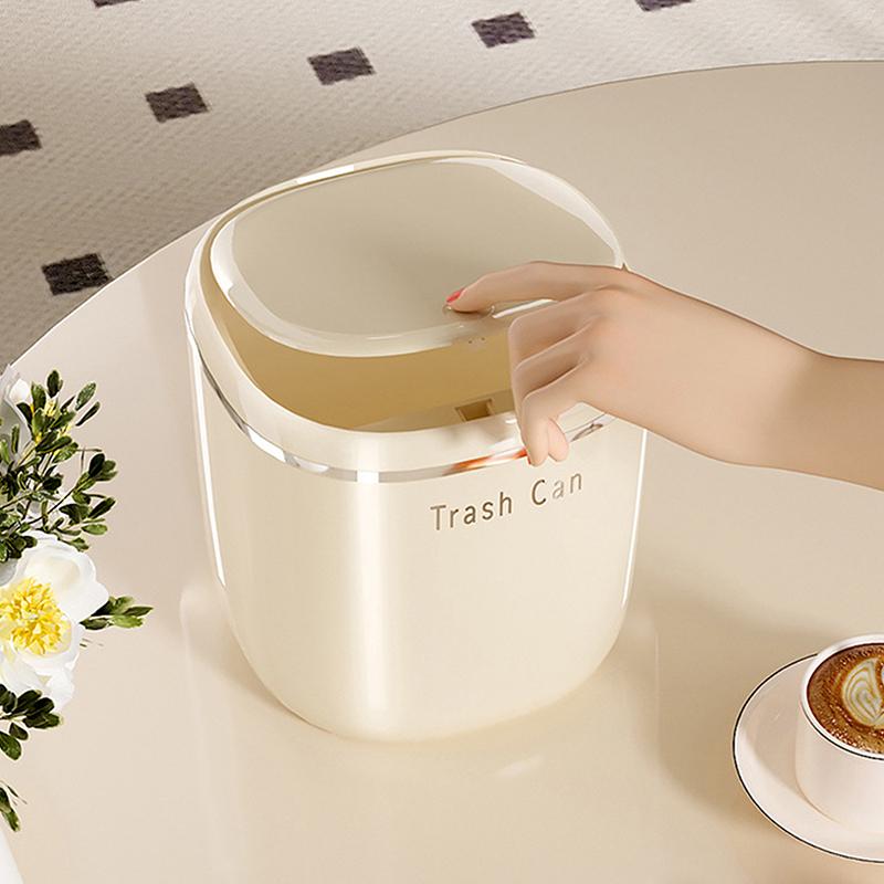Мини-пресс Мусорное ведро Настольная корзина для мусора Домашний стол Пластиковые мусорные баки Офисные принадлежности Мусорные баки Коробка для всякой всячины