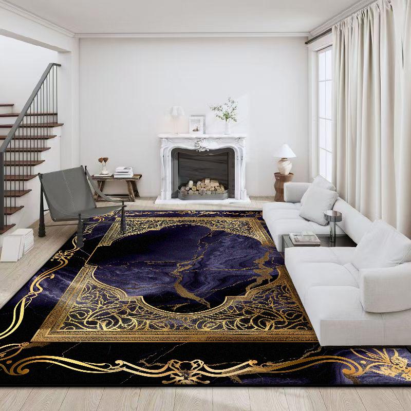 Современное украшение дома роскошный ковер гостиная противоскользящий большой ковер для комнаты мягкий коврик для дивана стола легкая чистка настраиваемый