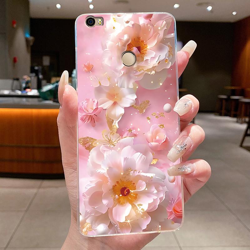 Для Xiaomi Mi Max Чехол Роскошный Модный Бабочка Цветок Прозрачный Мягкий ТПУ Силиконовый Задняя Крышка Для XiaomiMax Mi Max 1 Max1 Чехол для Телефона