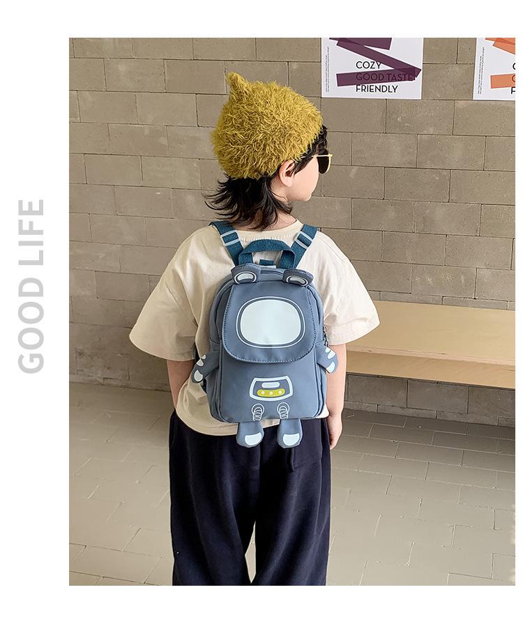 Japanese Style Anti-Lost Astronaut Schoolbag: Cute Kindergarten Backpack for Boys & Girls