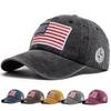 USA Flag Men's Baseball Cap Retro Embroidery Washed Cotton Dad Hats Fashion Women Hip Hop Caps Summer Outdoor Sun Visor Hat