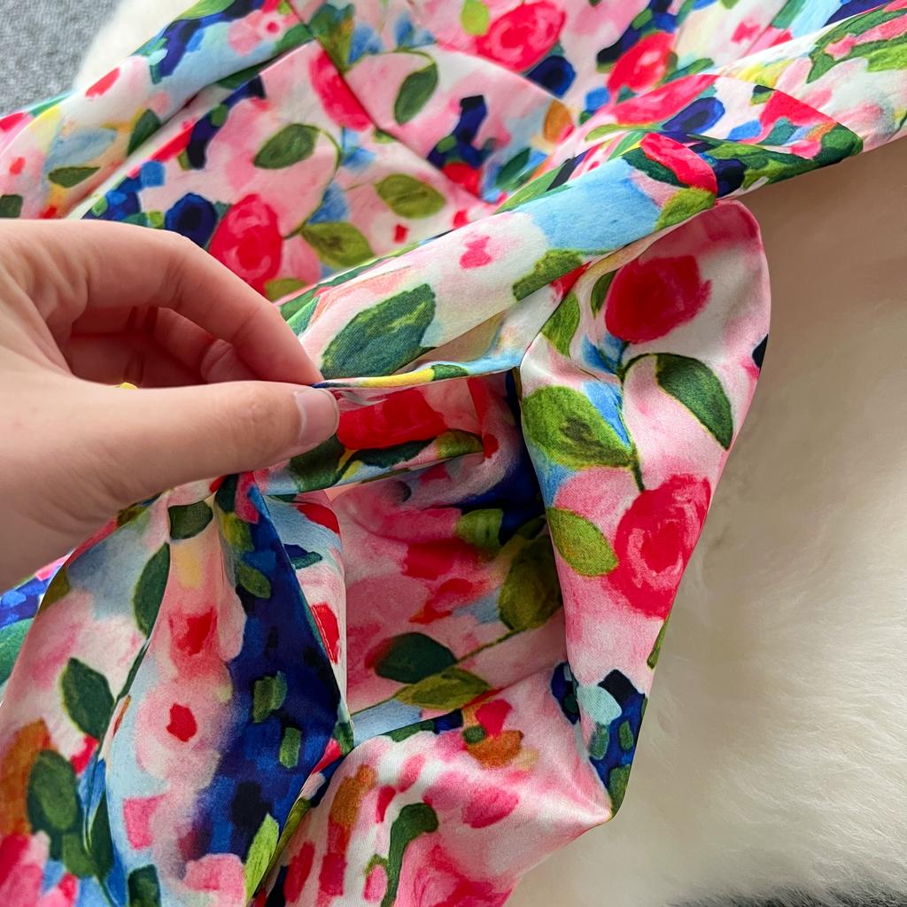 Летние женские модные элегантные длинные макси-майки с принтом без рукавов, вечерние платья