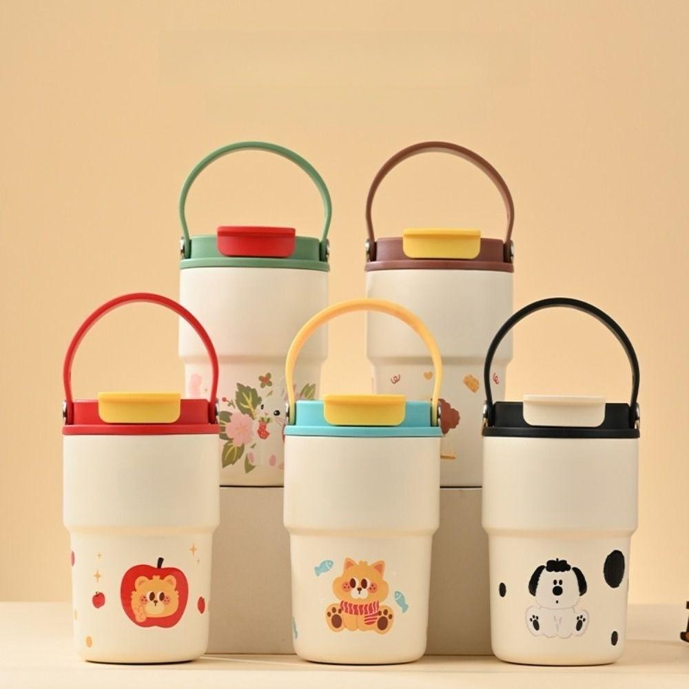 450ML Vacuum Mug Handle Coffee Cup New Thermal Mug Gifts