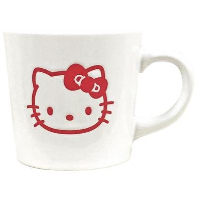 Размер Sanrio Микроволновая печь и посудомоечная машина Персонаж Сделано в 308121 Кружка «Hello Kitty», M, Прибл.. 260 мл, Безопасный, Водоотталкивающий, Белый, Товары, Япония,