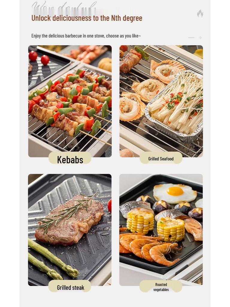 Портативный набор угольного гриля: Решетка для барбекю и инструменты для кемпинга на открытом воздухе для домашнего использования