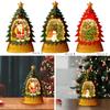 5,7-дюймовый светодиодный фонарь в форме рождественской елки на батарейках, украшение стола на Рождество