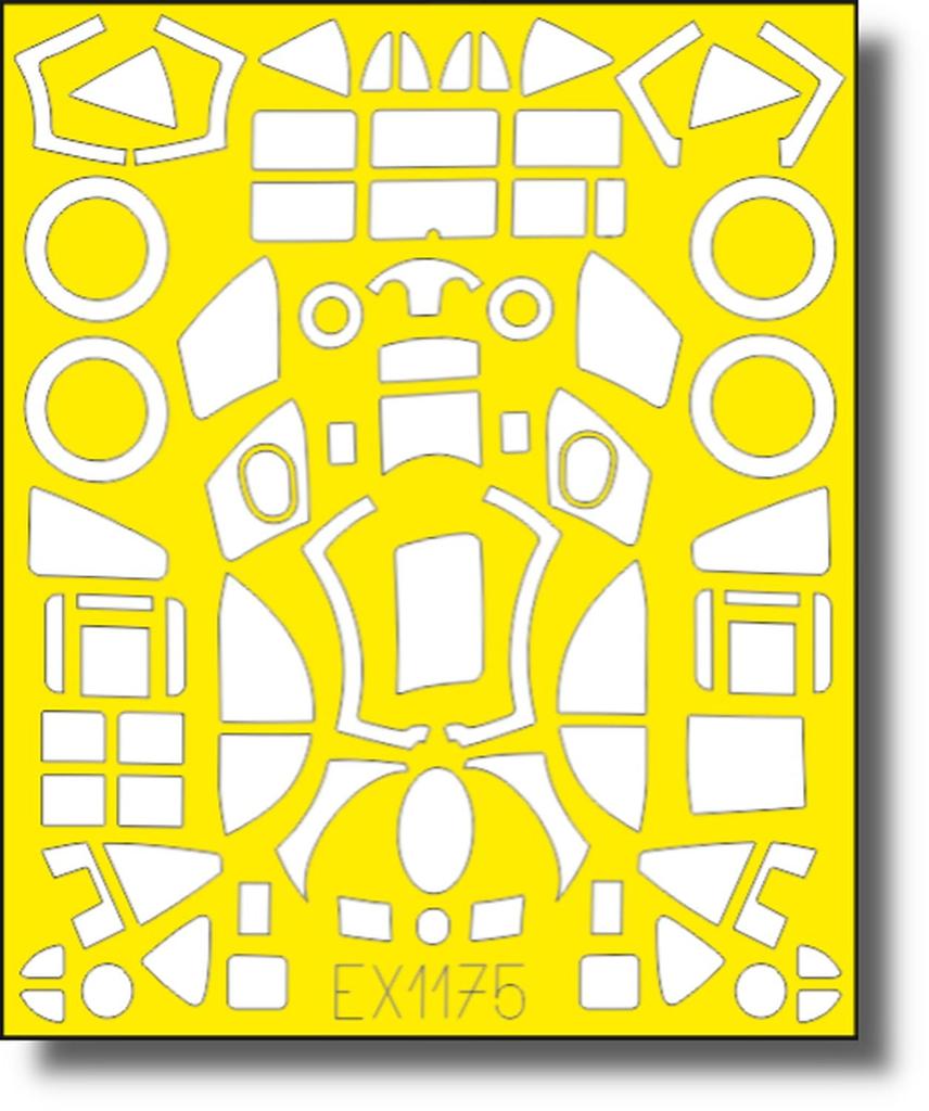 Eduard Handley Page Hampden TB Painting Mask Decals Plastic Model Masking Decals EDUEX1175 1/48 Mk.I (for ICM) (Aircraft)
