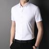 Summer Ice Silk No-iron Short-sleeved Shirt Men's Seamless Breathable Quick-drying Shirt Men's Elastic Half-sleeved Business Men's Clothing