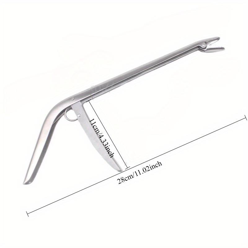 Stainless Steel Unhooking Device Fish Clamp Clip Catch Remover Plier Fishing Hook Tool Fish Tackle Control Fish Pliers