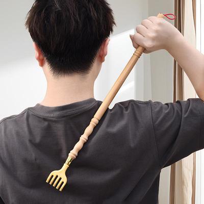 Деревянная чесалка для спины: Филиал Hand-Saver для счастливого облегчения