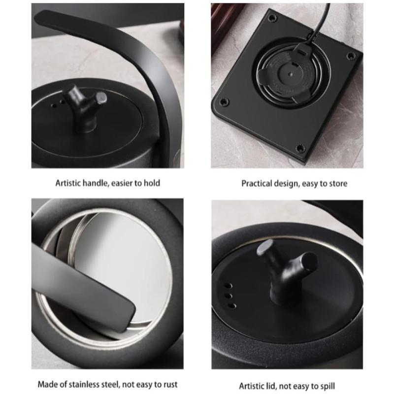 1.0L Large Capacity Smart Electric Kettle 304 Stainless Steel Water Boiler Household Ultra Boiling Hot Water Teapot