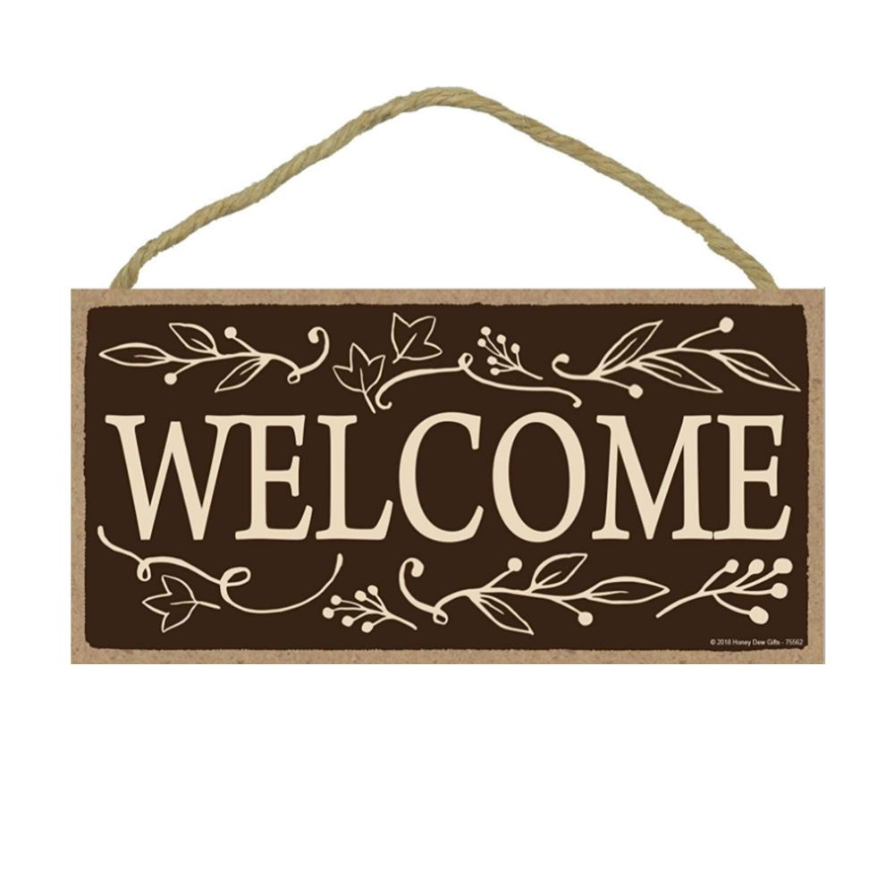 Милая деревенская подвесная декоративная семейная табличка с приветствием, деревянная табличка с приветствием, дверной знак