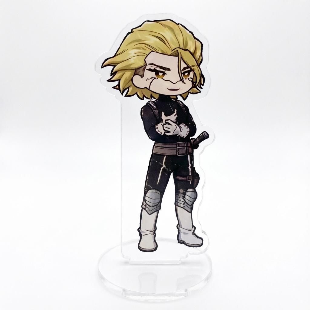 Акриловая подставка Dr Stone Аниме 10 см - Исигами Сенку Стэнли Зено Фигурка Декор для стола Украшение Коллекция Подарок фанату