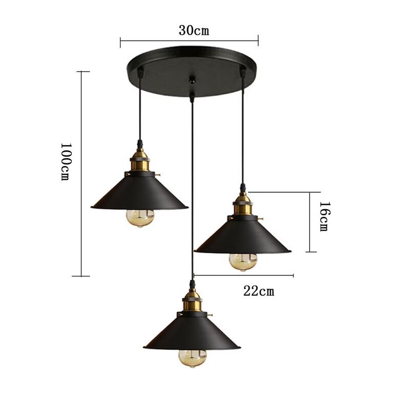 Oeny American Retro Dining Pendant Light