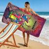 Retro Killer Clown 2D Flat Print Beach Towel, Large Soft Quick Dry Towel for Beach Camping SwimmingSSTJ0917295