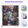 Полный круглый алмазная живопись декоративный узор 5d Diy Алмазная вышивка Мозаика Набор для вышивки крестом Домашний декор 30x40 см/12x16 дюймов