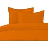 Duvet Cover - DUBLANC - 140x200cm - 100% Cotton - Orange - Washable At 40°