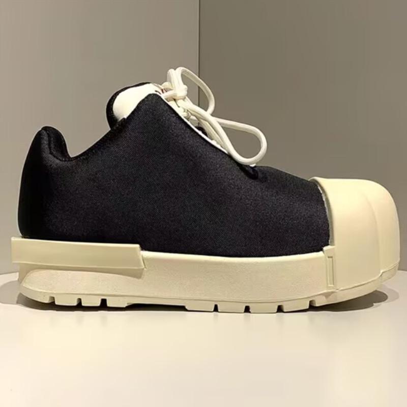 2024 Men Casual Sport Boots New Thick Heeled Height Increasing Sneakers Breathable Outdoor Shoes Women Ugly Cute Big Head Boots