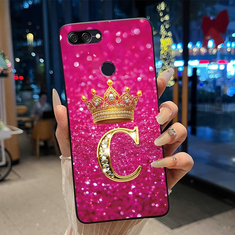 Newest Letter Crown Design Phone Casing For ASUS Zenfone Max Plus (M1) ZB570TL Black Case Bumper Silicone Shockproof Soft Cover