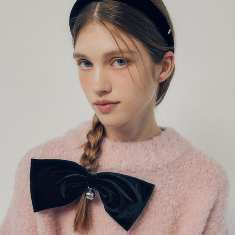 mellotory overline velvet ribbon pin