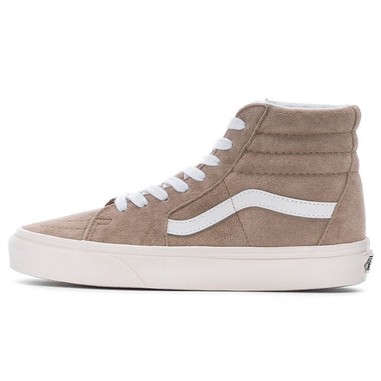 Vans Sk8 Casual High-Top Skate Shoes Unisex Sneakers Brown White VN0A5JMJ8DT