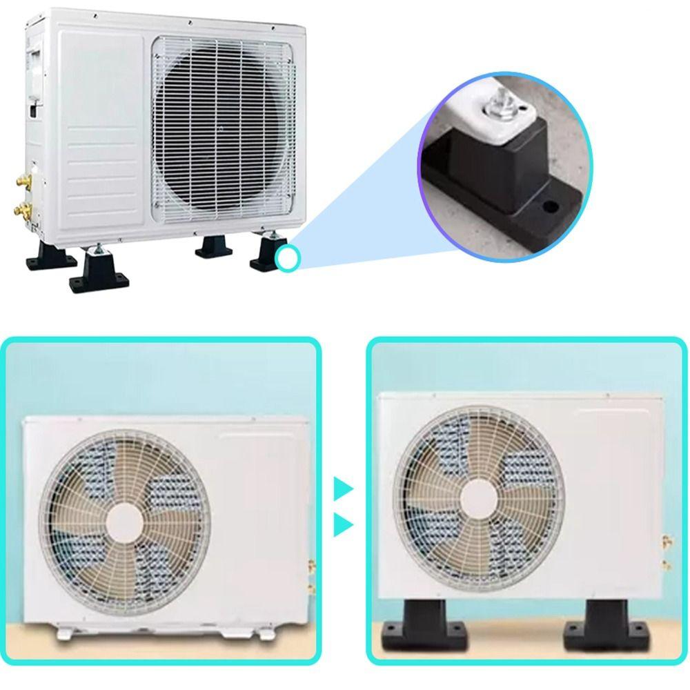 4Pcs Cushion Anti-Vibration Isolator Pads Foot Pad Rubber Mount Shock Vibration Damping Pad Roofs