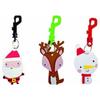 17-piece Foam Christmas Keychain Kit To Make 3 Keychains
