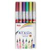 Pentel Color Brush Pen Art Brush 6 Color Set XGFL-6ST
