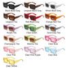 Retro Candy Color Y2K Sun Glasses Sunglasses for Women Men Vintage Shades Rectangle Sunglasses
