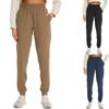 Women's Winter Sweatpants Solid Color Casual Pants Women's Fleece Sweatpants Wide Leg Straight Pants