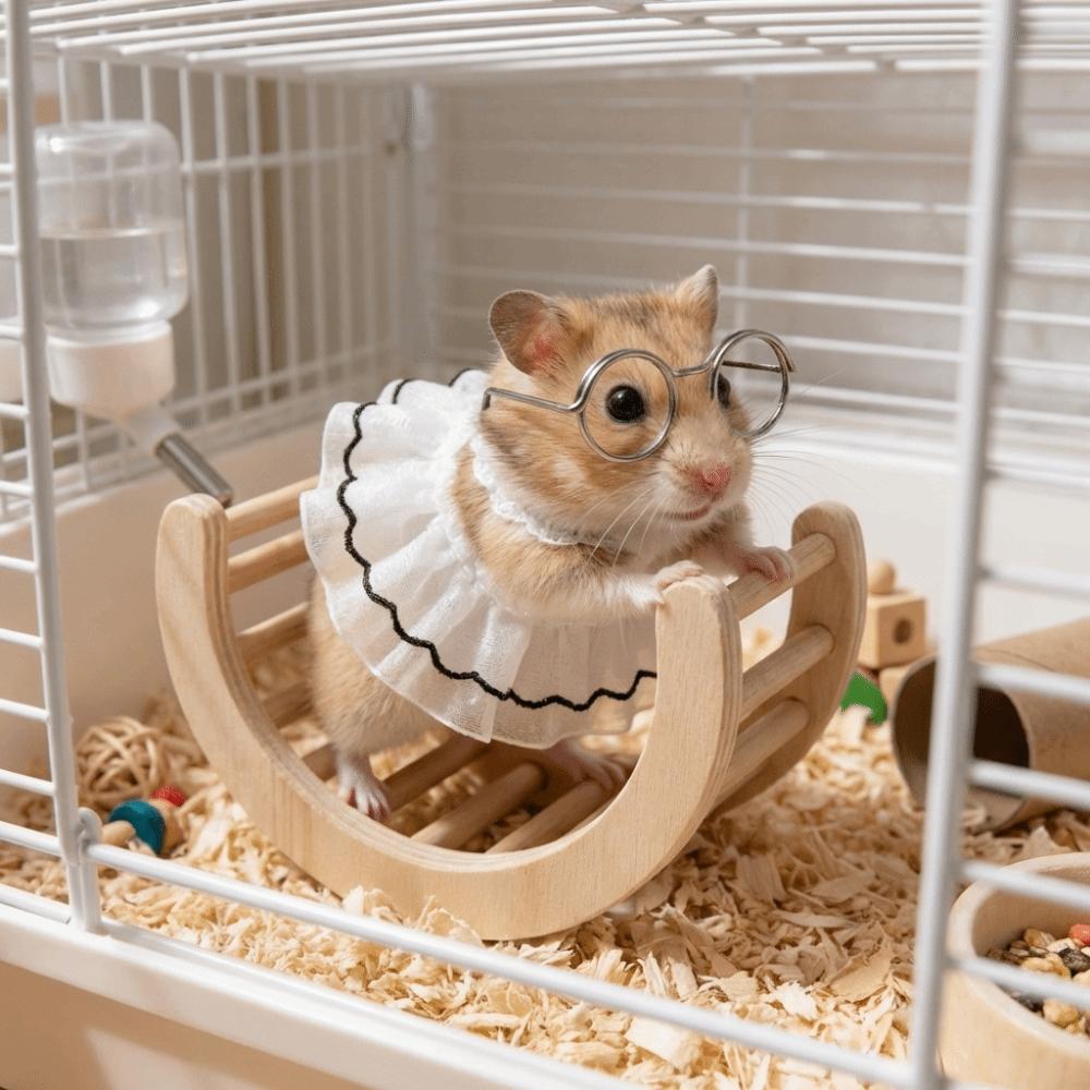 Adorable Hamster Princess Dress Lightweight Pet Suspender Skirt  Fancy Rats