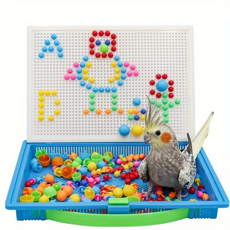 Non-Toxic Pegboard Set Educational Stem Toy Creative Diy Building Blocks With Colorful Beads And Rubber Stoppers Interactive Puzzle
