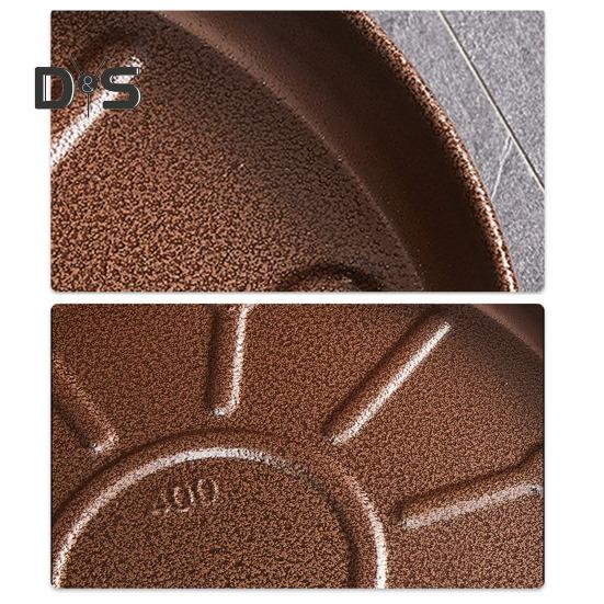 Metal Plant Caddy with Wheels Heavy Duty 360-degree Rolling Plant Dolly Stand Round Wheeled Planter Roller Base for Potted Tree Flower