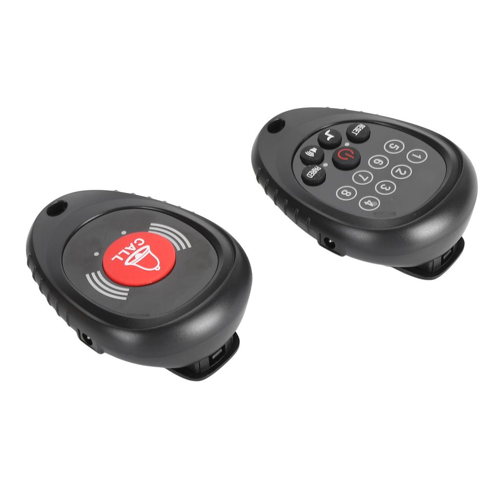 Wireless Caregiver Pager Call Button Professional Re able 3280.8ft Range Nurse Call System for Elderly Patient Monitoring SOS Alarm System