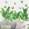 Home Decor Peel and Stick Removable Flower Plants Leaves Wall Decals Wall Stickers