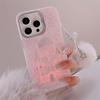 Чехол Fumide Laser для iPhone 16 с дизайном «Фейерверк Розовый Замок»