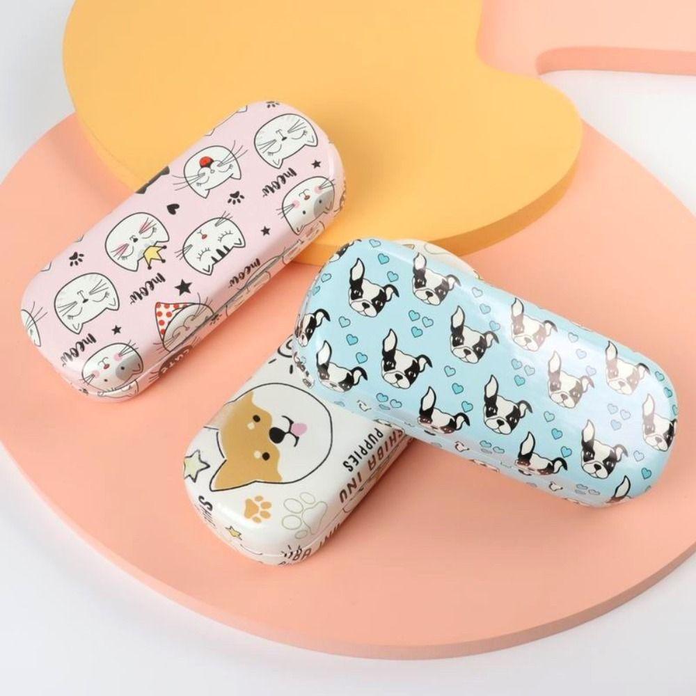 Glasses Box Dog Cartoon Glasses Case Eyewear Protector Case Sunglasses Box Eye Glasses Holder
