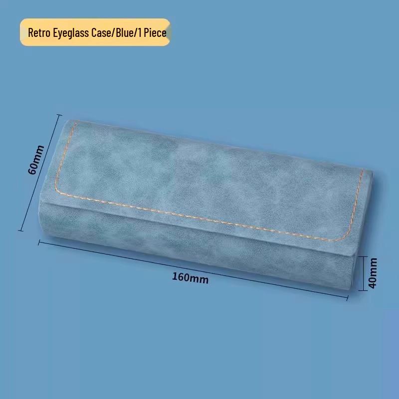 Men's Retro Anti-Pressure Myopic & Sunglasses Case