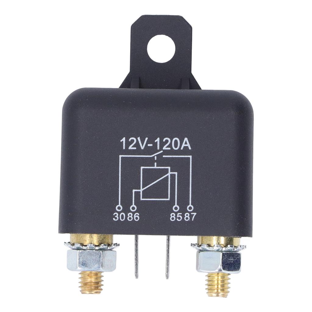 Автомобильное стартерное реле 2,4 Вт 120 А 4-контактное нормально разомкнутый контакт латунная катушка высокая пусковая мощность автомобильное реле
